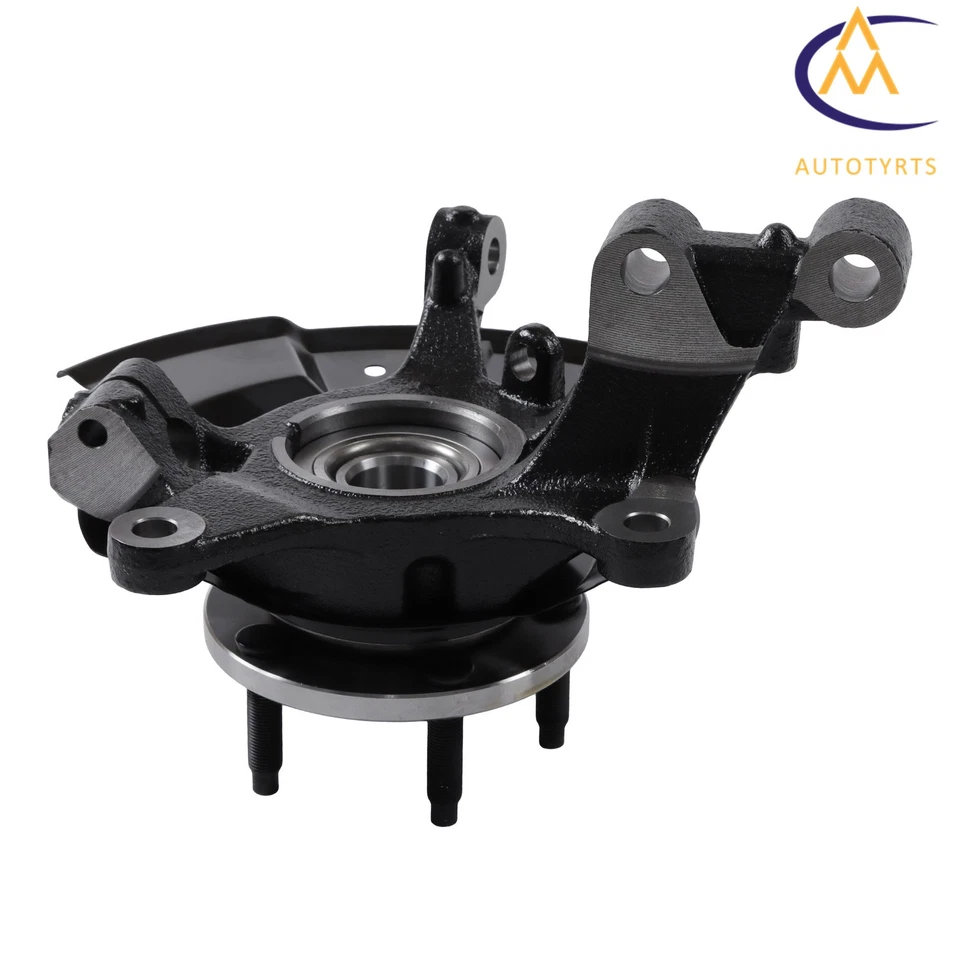 Conjunto de nudillo de dirección con cojinete de cubo de rueda delantera para Ford Edge 2011-2014 Foto 3 de 4