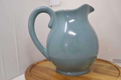Destinos S.A. Pottery Blue Green 8.5'' Water Pitcher Hand Crafted in Portugal