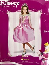 Aurora Quality Disney Princess Pink Fancy Dress Up Halloween Child Costume