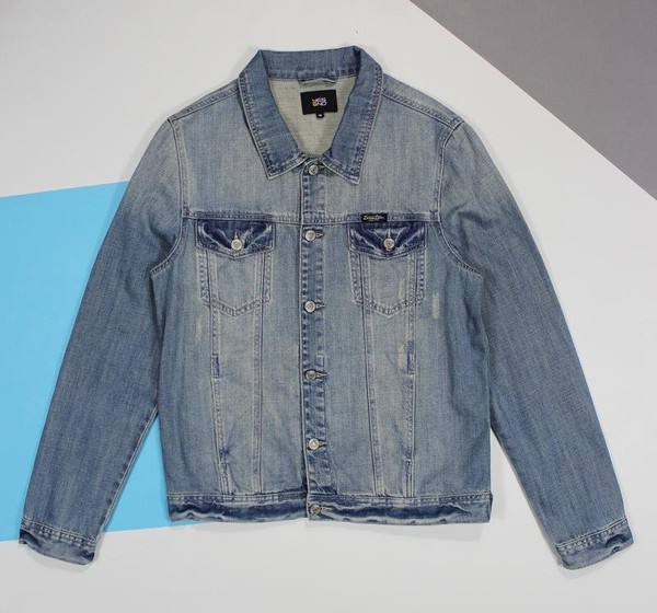 Men ACW85 Jacket Blue Cotton 38 / M / 46