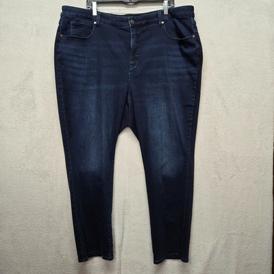 Old navy 24W Mid-Rise Boot Cut WOW Jeans Dark Wash Casual Western Plus Size