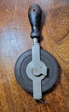 Vintage L.S. Starrett No. 537 Tape measure, 100 ft. Athol MA