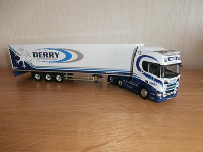 Tekno 1:50 Scale Scania 560R + Chereau Fridge Trailer    Derry Group Ireland.