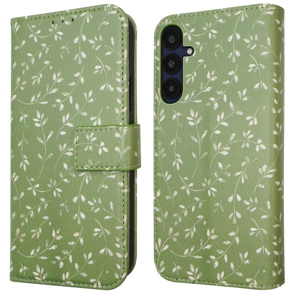 Imoshion Design KlapphüLle Samsung Galaxy A25 (5G) - Green Flowers-image
