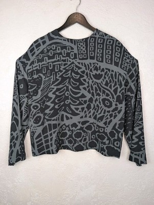 Marimekko Damen GRET ADAM Blumenmuster Bohemian Viskose Freizeit Tunika Gr.36