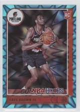 2021-22 Panini NBA Hoops Rookies Teal Explosion Greg Brown III #226 0y59