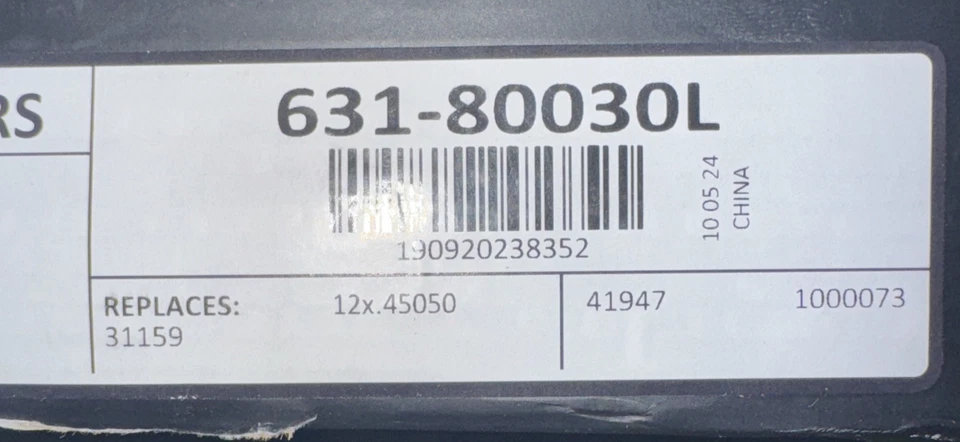 Dynamic Friction 631-80030L - Drilled and Slotted Silver Zinc Brake Rotor, 255 m - Image 2 of 2