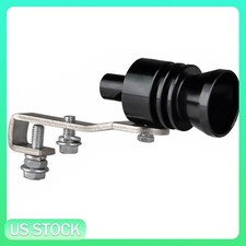 Car Turbo Whistle Exhaust Whistle Turbine Sound Exhaust Pipe Whistle Xl Black