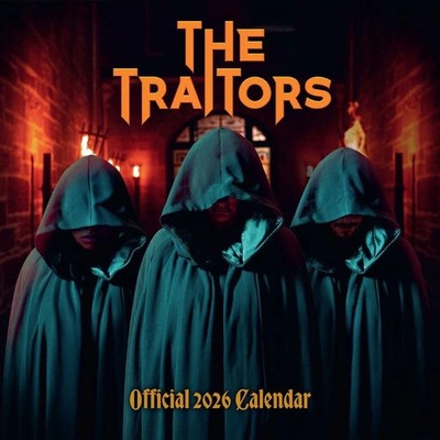 The Traitors Official ''12 x 12'' Square Wall Calendar 2026 RARE