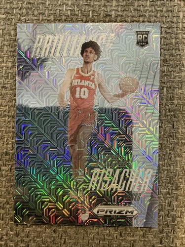 2024-25 Panini Prizm Deca Zaccharie Risacher Brilliance RC Mojo Prizm # /25 🔥🔥 - Picture 1 of 2