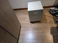 Vinsetto Mobile File Cabinet 2-Drawer Vertical Filing Cabinet for Home Office