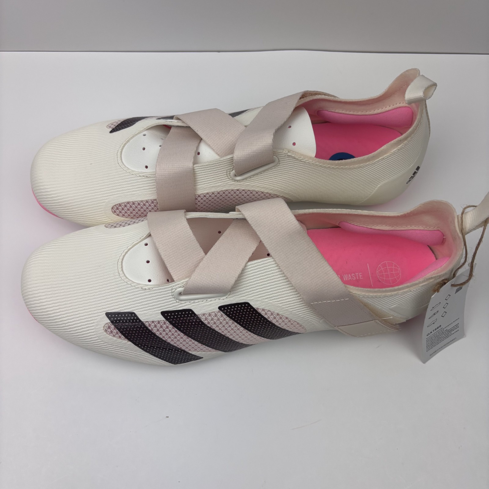 SAOLA Scarpe da ciclismo Adidas The Indoor GX1669 Off White uomo US 10 donna 11 unisex nuove