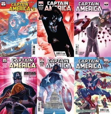 Captain America (Issues #1 to #25 inc Variants, 2018-2020)