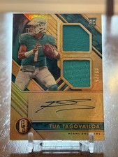 2020 Panini Gold Standard /75 Rookie Jersey Autographs Double Tua Tagovailoa