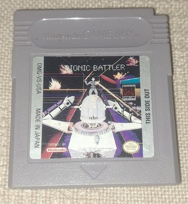 Vintage Bionic Battler Nintendo Gameboy Video Game Rare