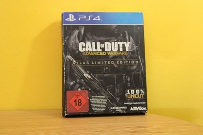 COD Advanced Warfare Atlas Limited Edition PS4 Steelbook/Extras