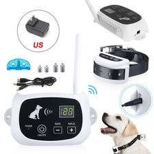Wireless Dog Fence Pet Containment System Training Collars Waterproof 1/2/3 Dogs