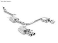 Milltek Duplex Sportauspuffanlage ab Kat Audi A5 B8 2.0 + quattro je2x80mm rund