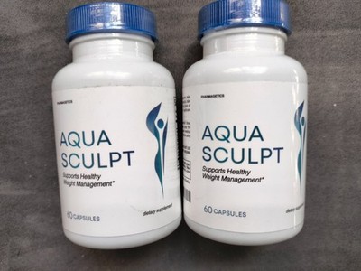 pair of Pharmagetics Aqua Sculpt 60 Caps Supports Healthy Weight Management 5.27