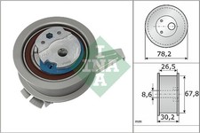 Schaeffler INA Spannrolle Zahnriemen 531 0847 10 für BW2 CB5 PASSAT NS7 KODIAQ 1