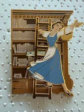 Lounge fly Disney Belle Beauty and the Beast Library Slider Pin LE 1000 No Card