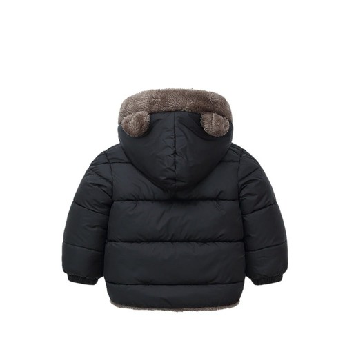 Solid Color Children Coat Cashmere Hooded Jackets for 1-6 Years New Year - Bild 9 von 16