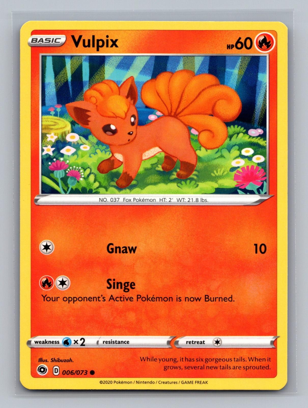 Vulpix 006/073 Common Champion's Path Pokemon Lightly Played