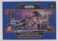 2022 Panini Prizm WWE Blue Prizm 131/199 Kayden Carter #95 0nr3