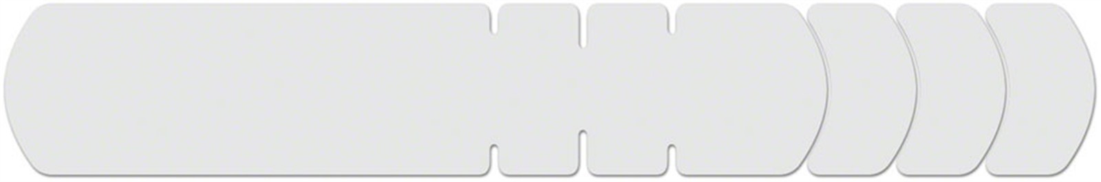 Прозрачная защитная пленка из шкур ящериц - Большая