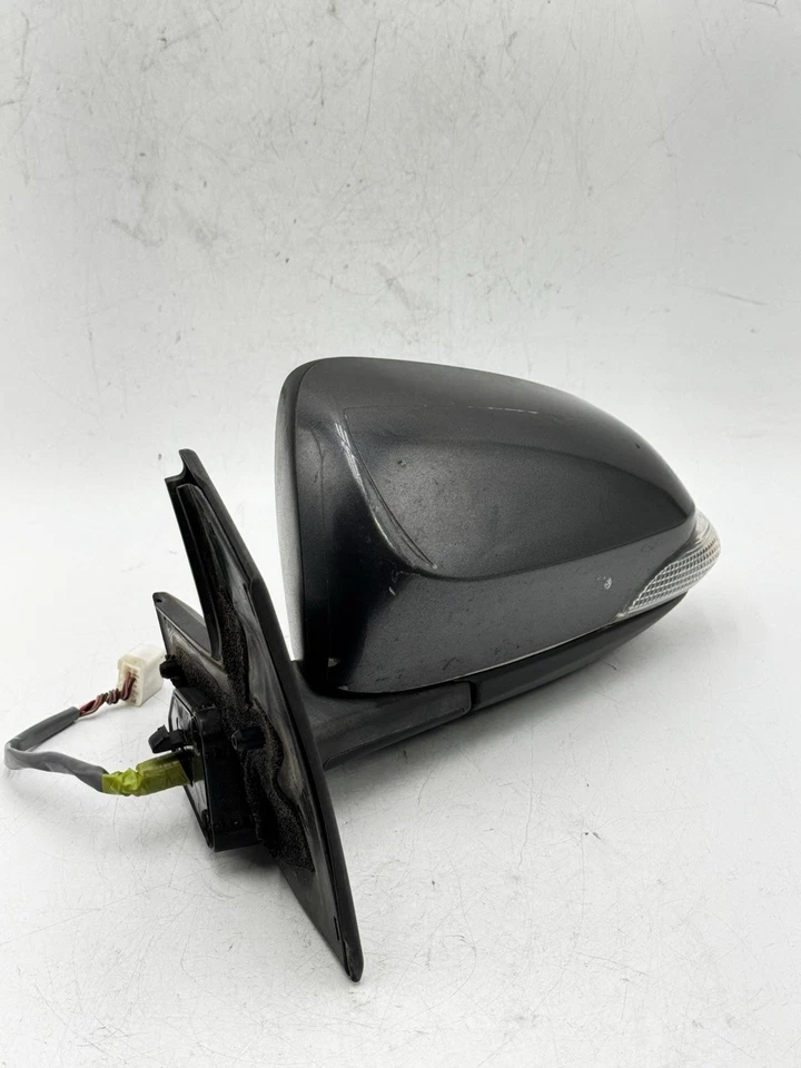 Espejo retrovisor eléctrico negro con visión lateral izquierda para conductor Toyota Prius 2012-2015 OEM Foto 3 de 4