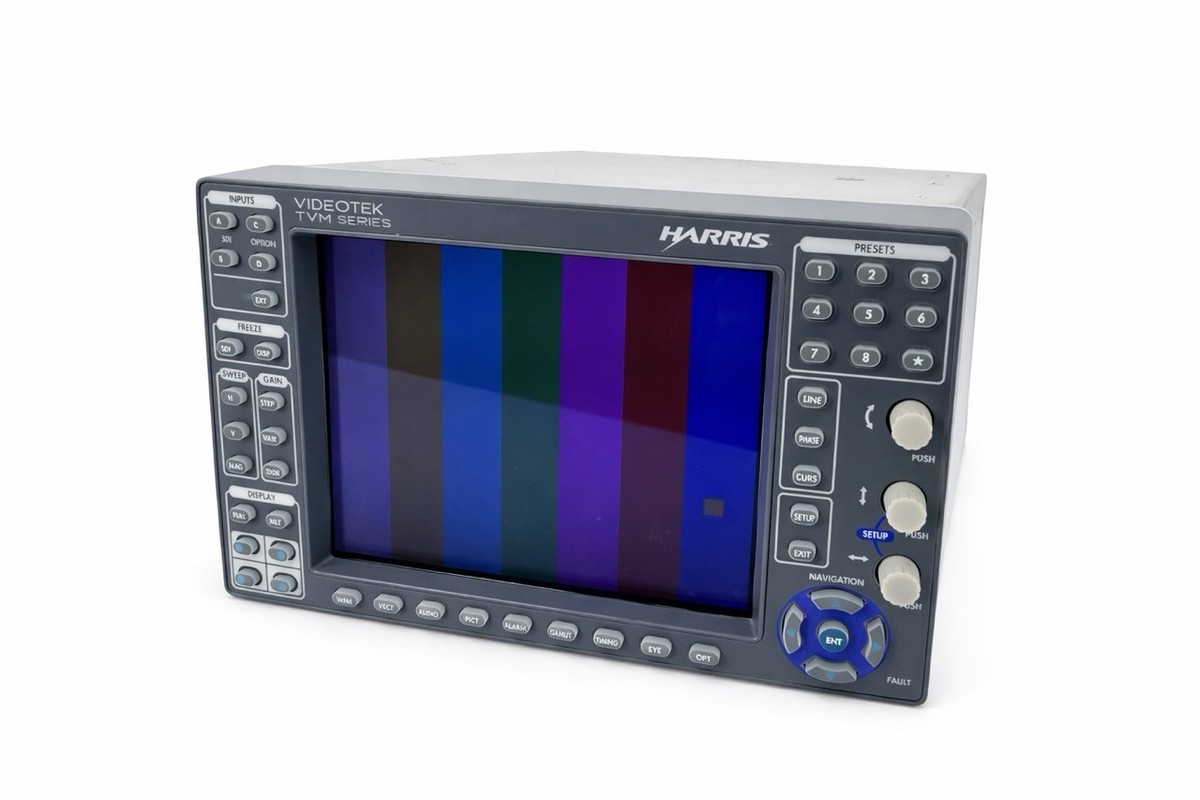 Harris Videotek TVM9100 Waveform Monitor Broadcast Video