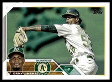 2023 Topps Dany Jimenez Oakland Athletics #164