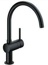 Grohe Minta Kitchen Sink Mixer Velvet Black New Boxed.