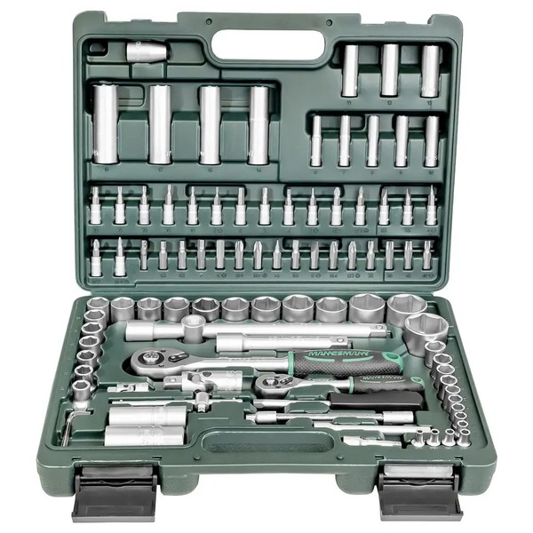 Brüder Mannesmann SteckschlüSselsatz Metrisch 1/4 (6.3 Mm), 1/2 (12.5 Mm)-image