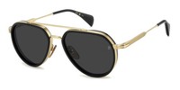 David Beckham Db 1226/G/S Gold Black 2 57/18/145 Herren Sonnenbrillen