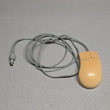 Microsoft 37963 PS/2 Mouse Port Compatible Mouse Vintage Beige