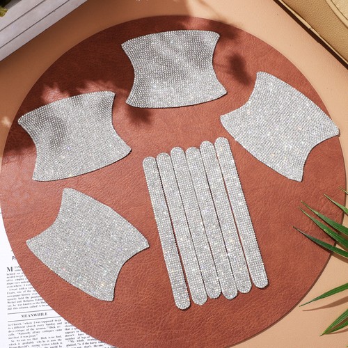 10 Piezas Cubierta Manija Puerta Accesorios Coche para Mujer Proteger Mujer Miss - Imagen 4 de 11