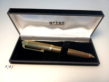 Artex Roller Ball Pen. High quality, heavy weight, with cross hatch finish.  USA