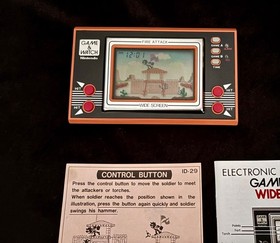 Nintendo Game&Watch FIRE ATTACK lcd classic toy game battery operated electronic