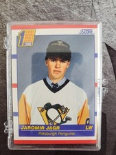 1990 Score Hockey - JAROMIR JAGR #428 (RC) Rookie Card - Pittsburgh Penguins HOF