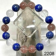 Rutile Lapis Lazuli Fluorite Power S Bracelet Inner Diameter Approx. 16cm