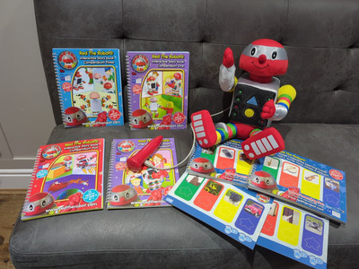 Red The Robot interaktives Heim-Lernsystem Lesen Lernressource in UK