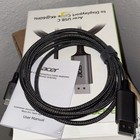 Acer USB-C to DisplayPort Cable 4K@60Hz 6.6ft Aluminum Shell Nylon Black — photo 4