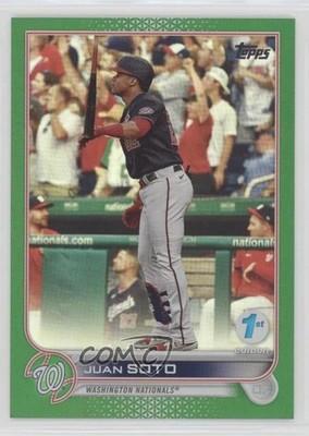 2022 Topps Series 1 1st Edition Green 28/150 Juan Soto #150 0q60