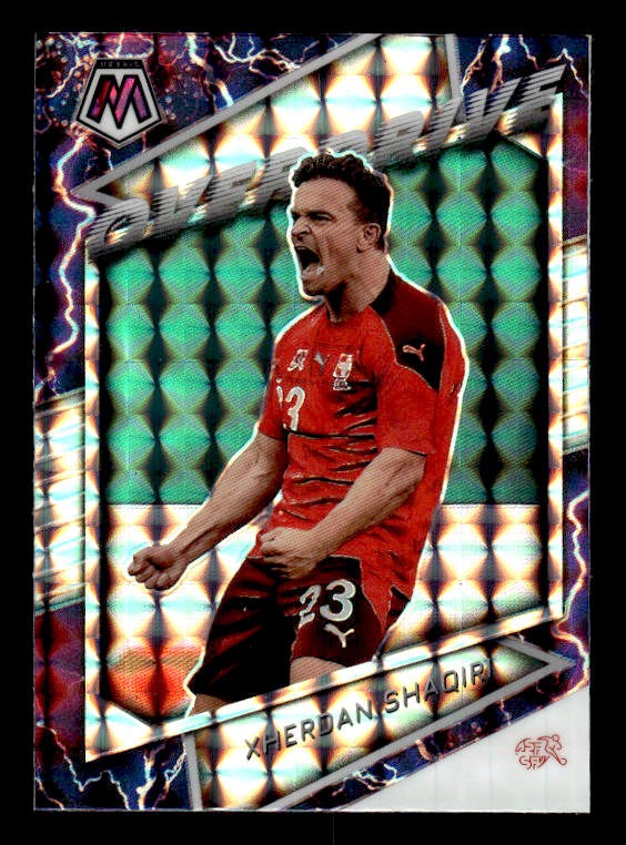 2021-22 Panini Mosaic World Cup Xherdan Shaqiri SSP Overdrive #32 Switzerland