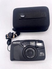Pentax IQZoom EZY-R 35mm Point Shoot Film Camera Black NEED BATTERY with Case