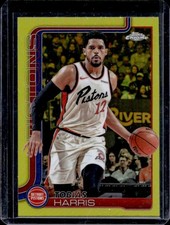 2025-26 Topps Chrome Tobias Harris Yellow Refractor #/275 Pistons