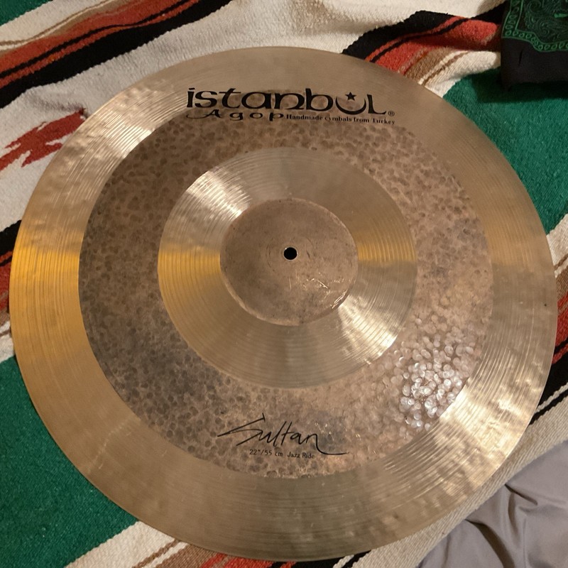 Istanbul Agop 22" Sultan Jazz Ride - 2305g (video demo)