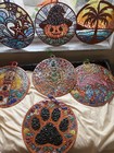 Sun catchers Stained Glass Inlaid In Teak Wood.    12x12 Inch — photo 2