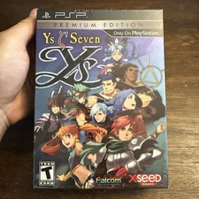 Ys Seven: Premium Edition (Sony PlayStation PSP 2010) Brand New - Factory Sealed